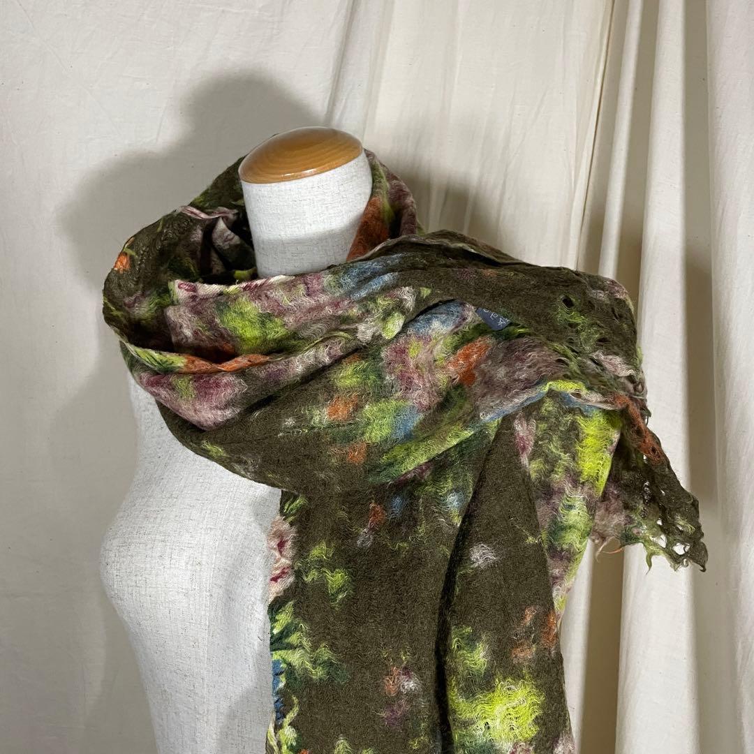 1990s archive EPIC paris wool BIG マフラー