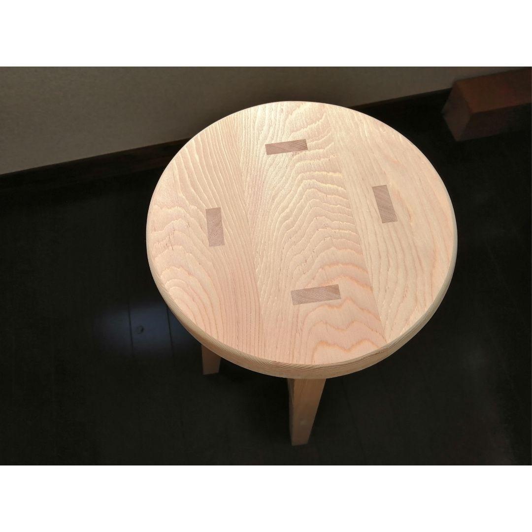 ほぞ組】木製スツール 高さ60cm 丸椅子 stool - メルカリ
