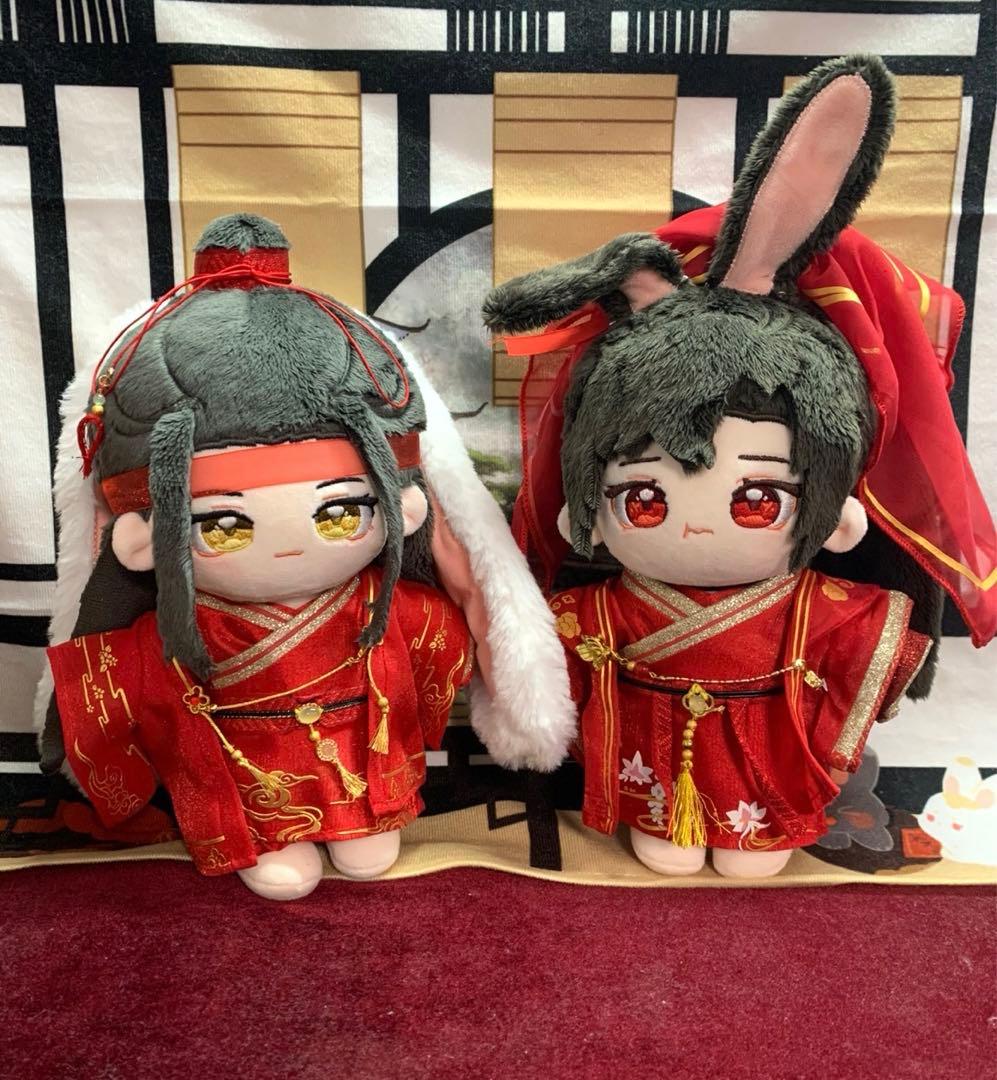 完売レア魔道祖師20cmハイクオリティ魏無羡藍忘機可愛い着せ替え