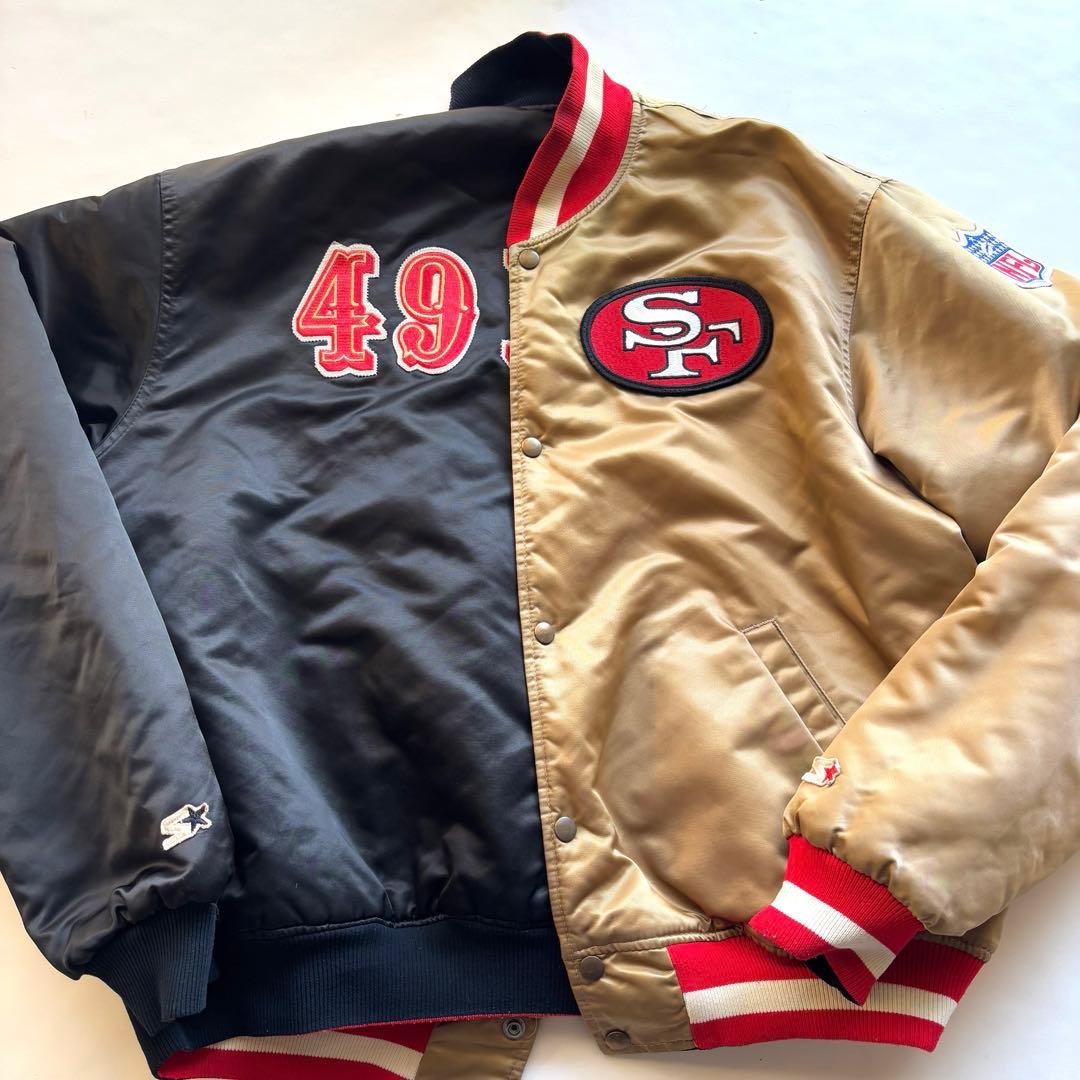 超希少XL】90s 49ers リバーシブルスタジャン 長瀬着用 スターター