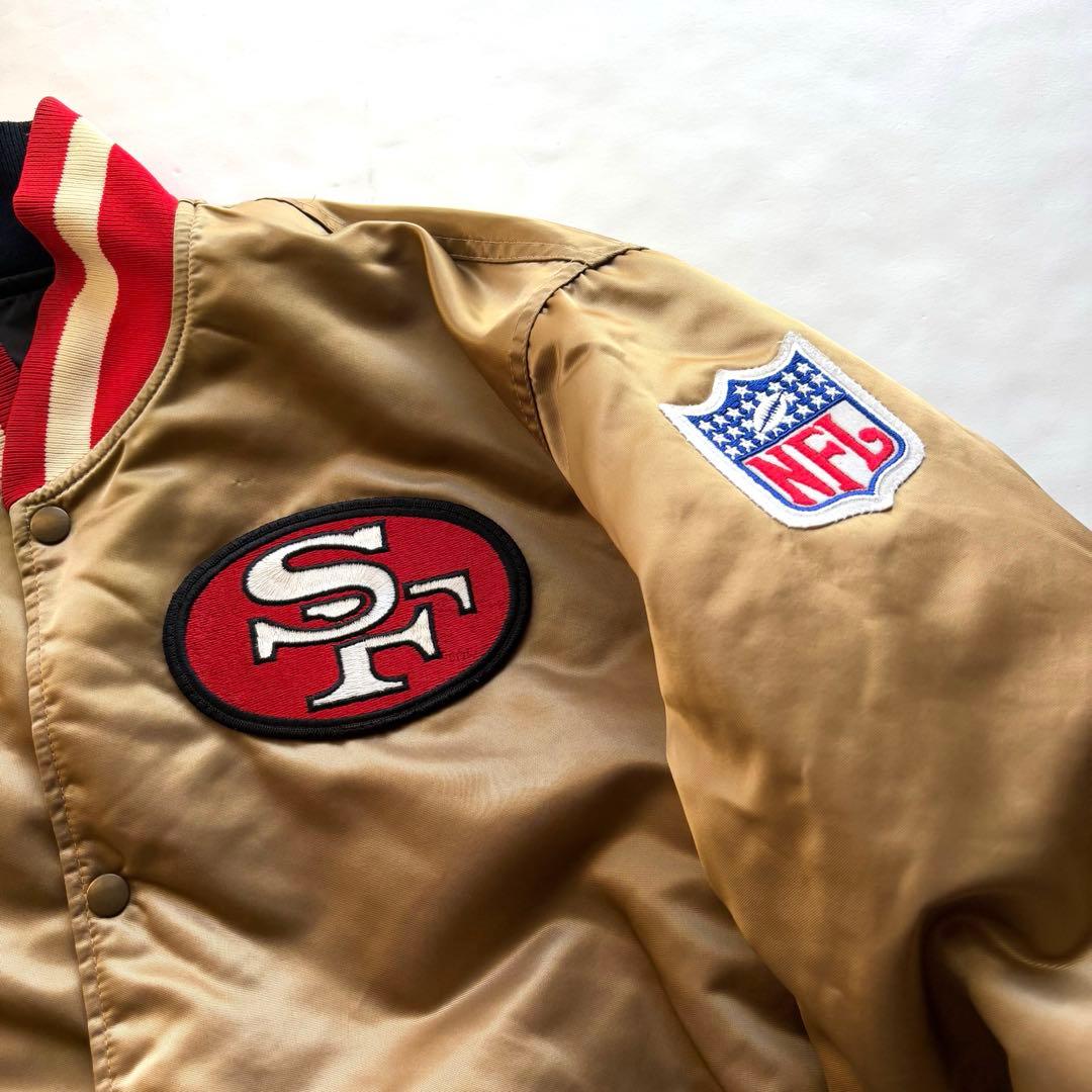 超希少XL】90s 49ers リバーシブルスタジャン 長瀬着用 スターター