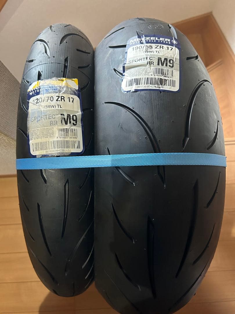 メッツラー m9rr 120/70 190/55メッツラー スポルテック M9 120/70