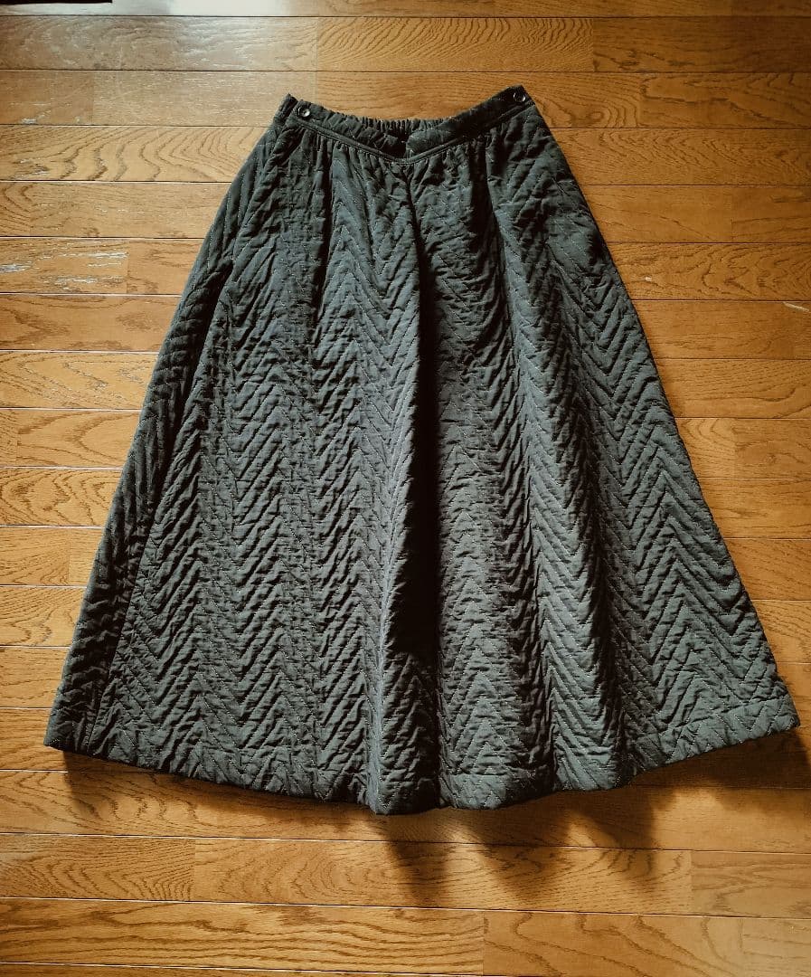 HAVERSACK/ハバーサック【定価4.6万】 キルティングジャガードスカート