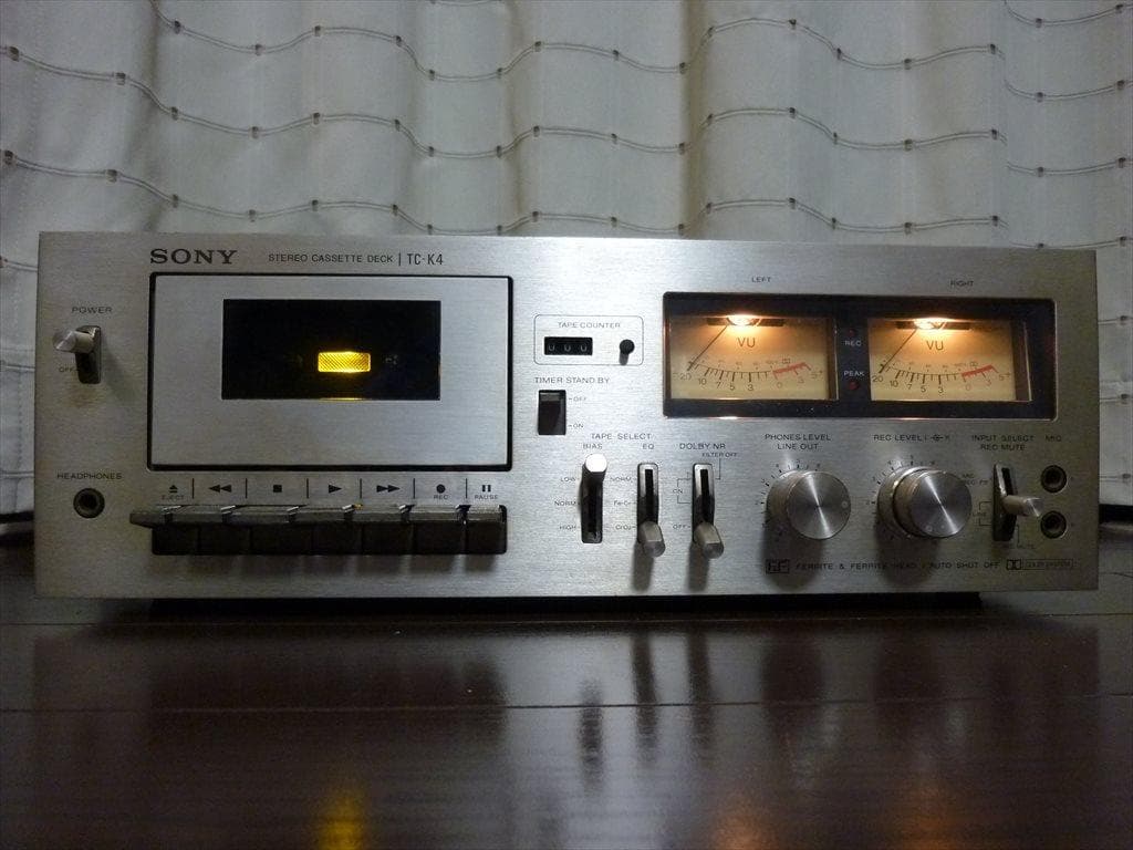 SONY ソニー カセットデッキ TC-K4 修理済 全機能動作 美品 SONY ソニー カセットデッキ TC-K4 修理済 全機能動作 美品