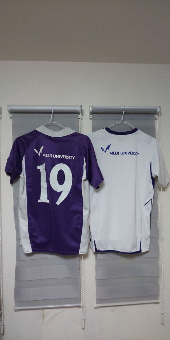 明治大学サッカー部ユニフォーム2枚セット売り