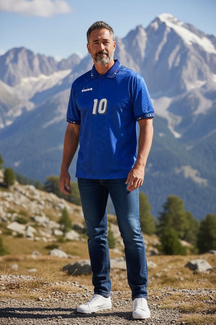 DIADORA R. Baggio ポロシャツ 10番 90S VINTAGE - メルカリ