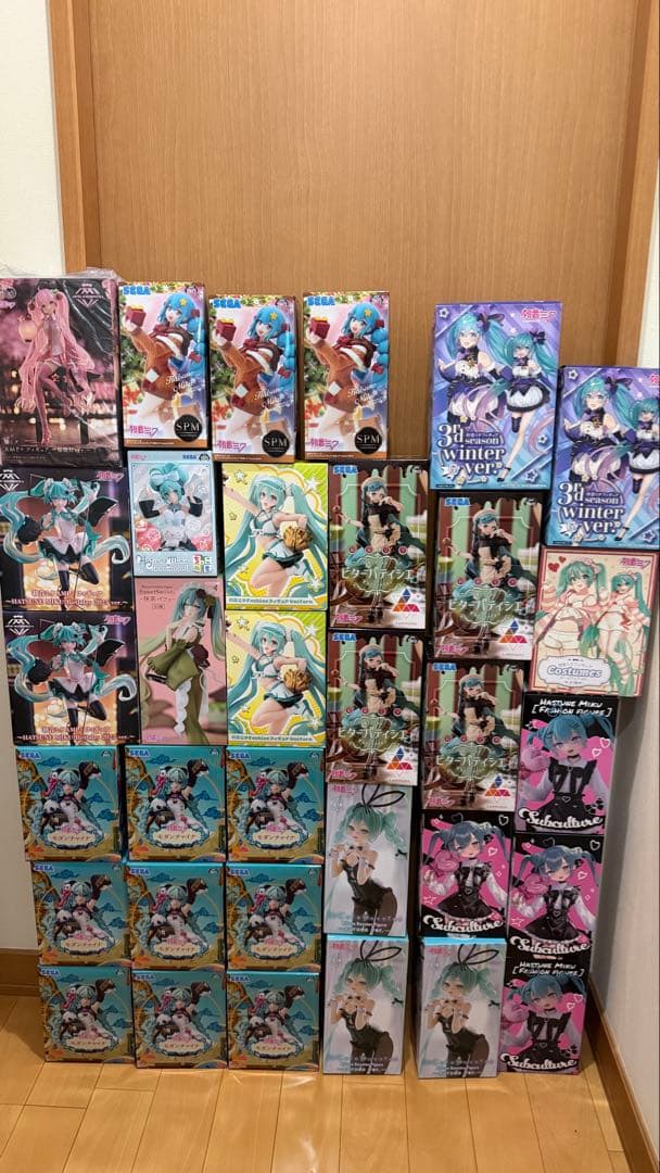 初音ミク フィギュア 33体セット 未開封 まとめ売り　MPS1 初音ミク フィギュア 33体セット 未開封 まとめ売り MPS1 初音ミク
