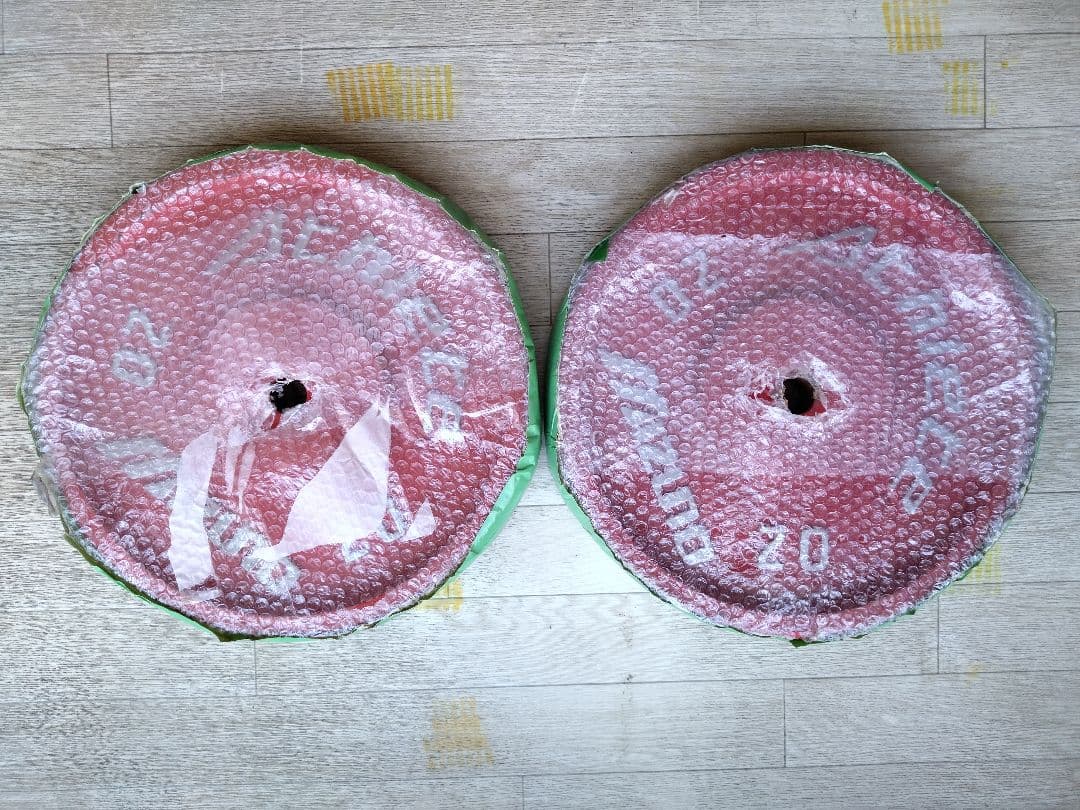 引き取り限定 MIZUNO バーベル　プレート20 kg x 2枚 計40kg 引き取り限定 MIZUNO バーベル プレート20 kg x 2枚 計40kg 【公式通販】