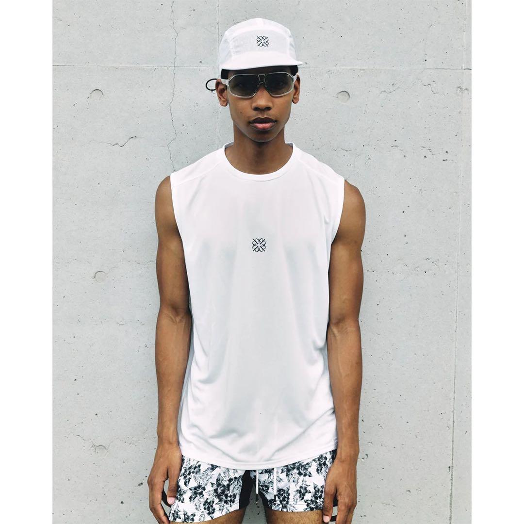 トップス charbon POLARTEC POWER DRY SLEEVELESS T POLARTEC POWER DRY SLEEVELESS T-SHIRTS