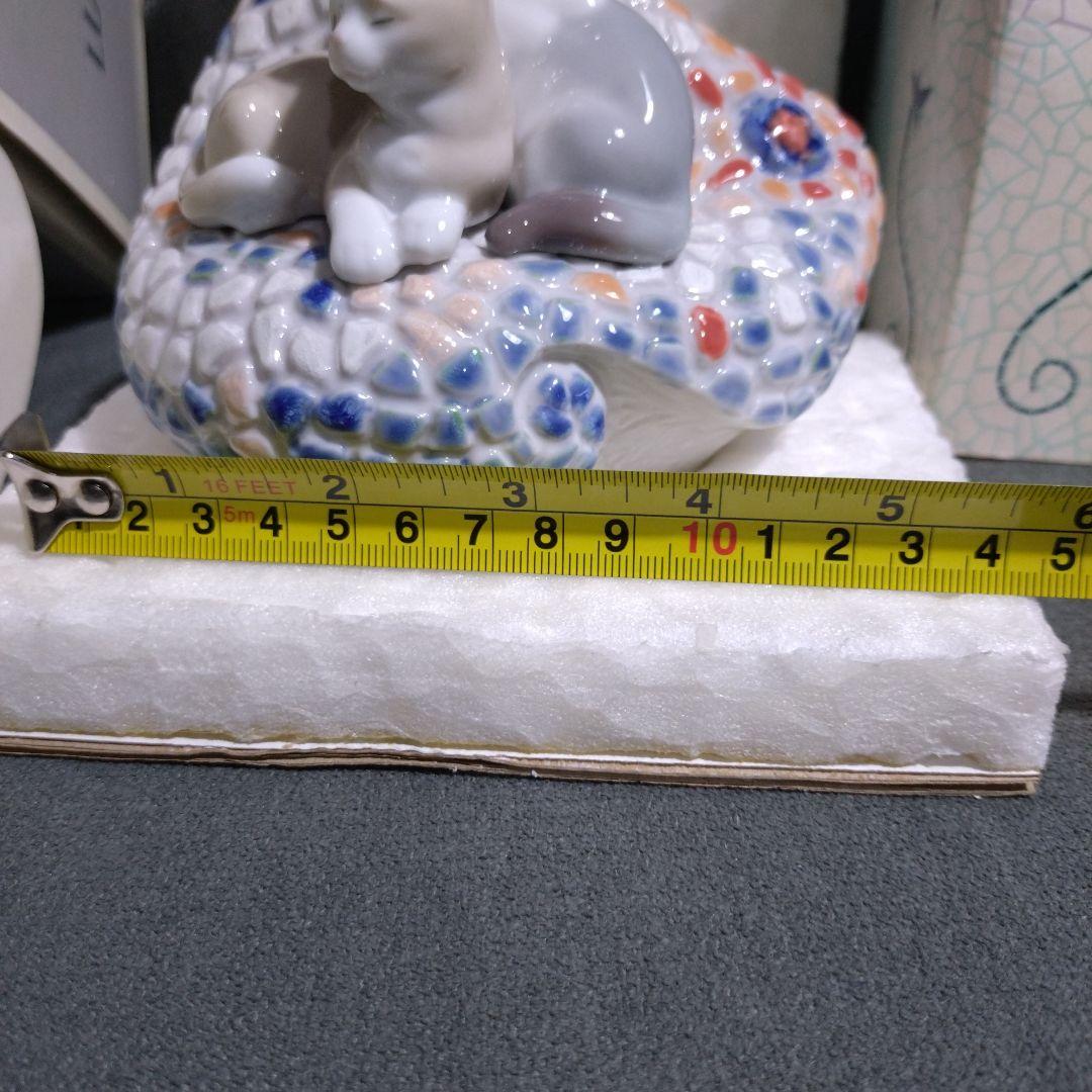 廃版 LLADRO リヤドロ ガウディシリーズ 6664 バルセロナの街角 仔猫