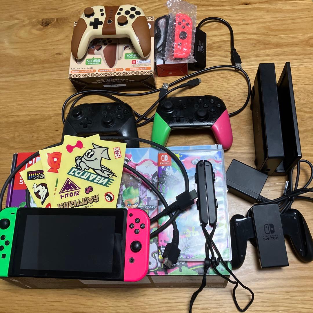 Switch 本体スプラ2セット＋プロコン3種等ジャンク品まとめ売り Amazon.co.jp: 【整備済み品】Nintendo Switch Proコントローラー