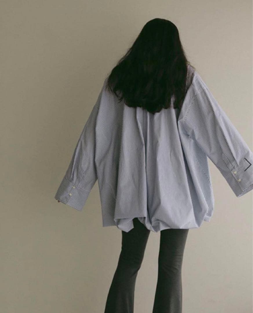 最終値下げ！新品未使用エトレトウキョウバルーンシャツカラーロング