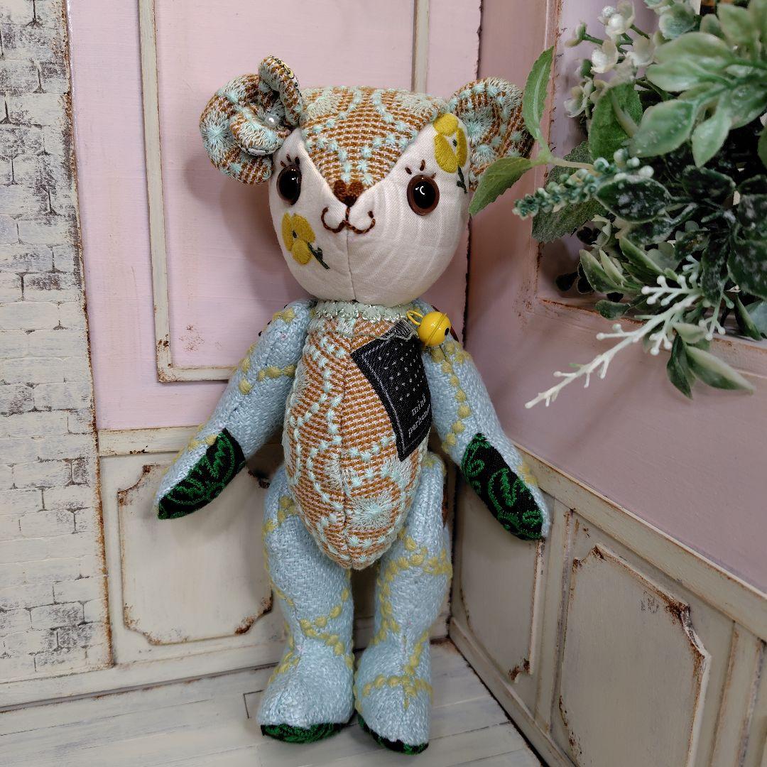 ミナペルホネン＊ハンドメイド＊ぬいぐるみ＊テディベア＊43 - メルカリ