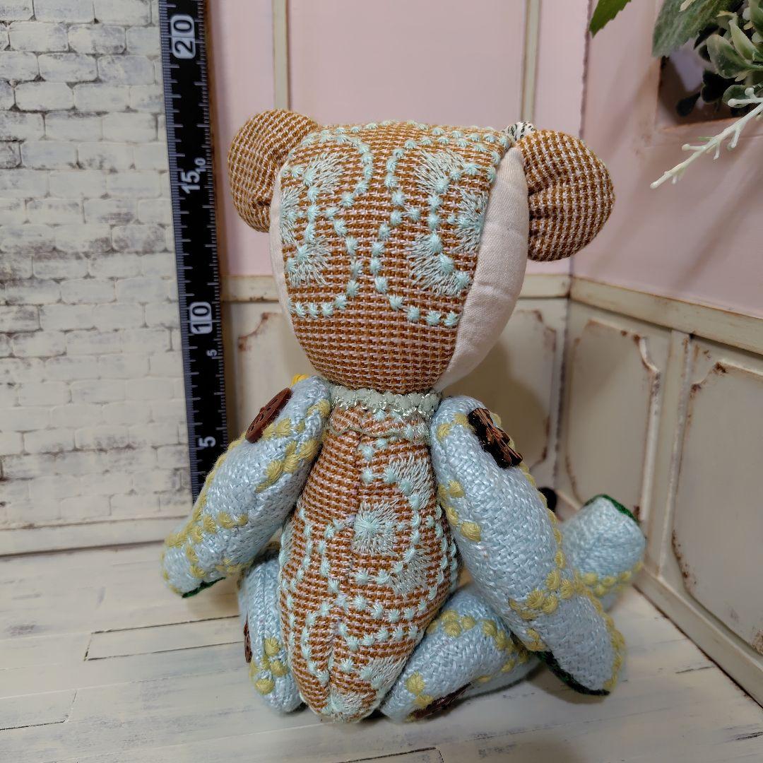 ミナペルホネン＊ハンドメイド＊ぬいぐるみ＊テディベア＊43 - メルカリ