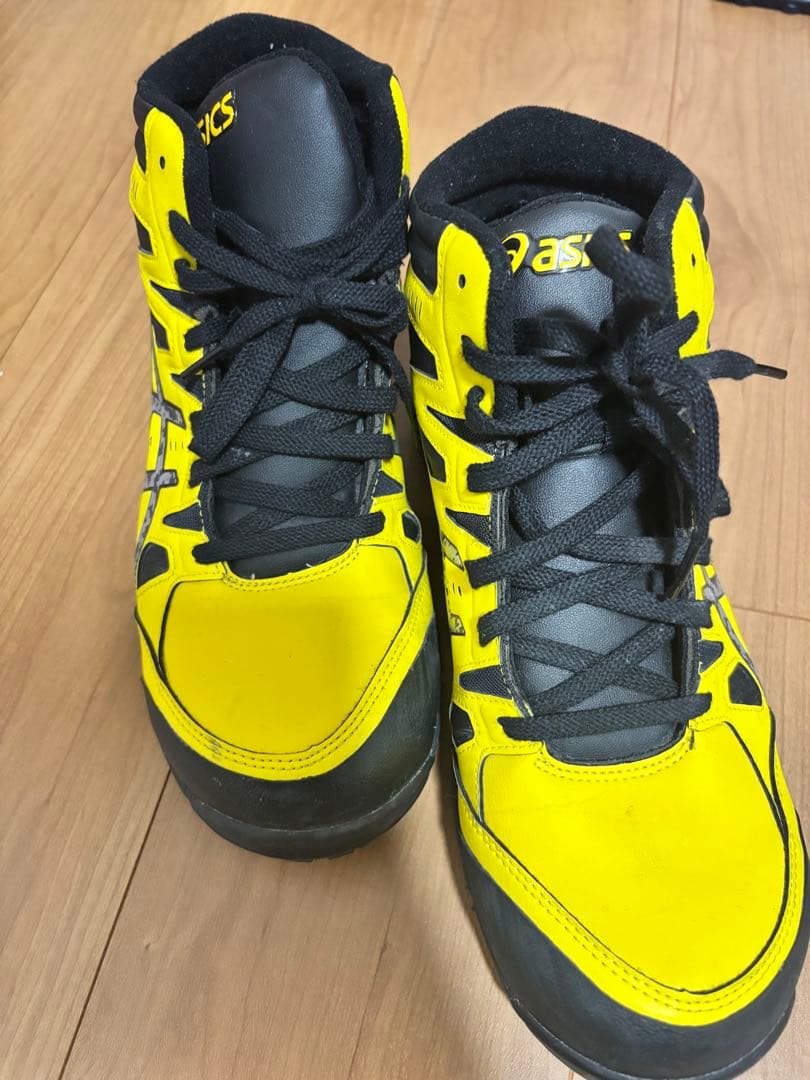 ASICS 安全靴 FCP105 26.5cm イエロー/ブラック