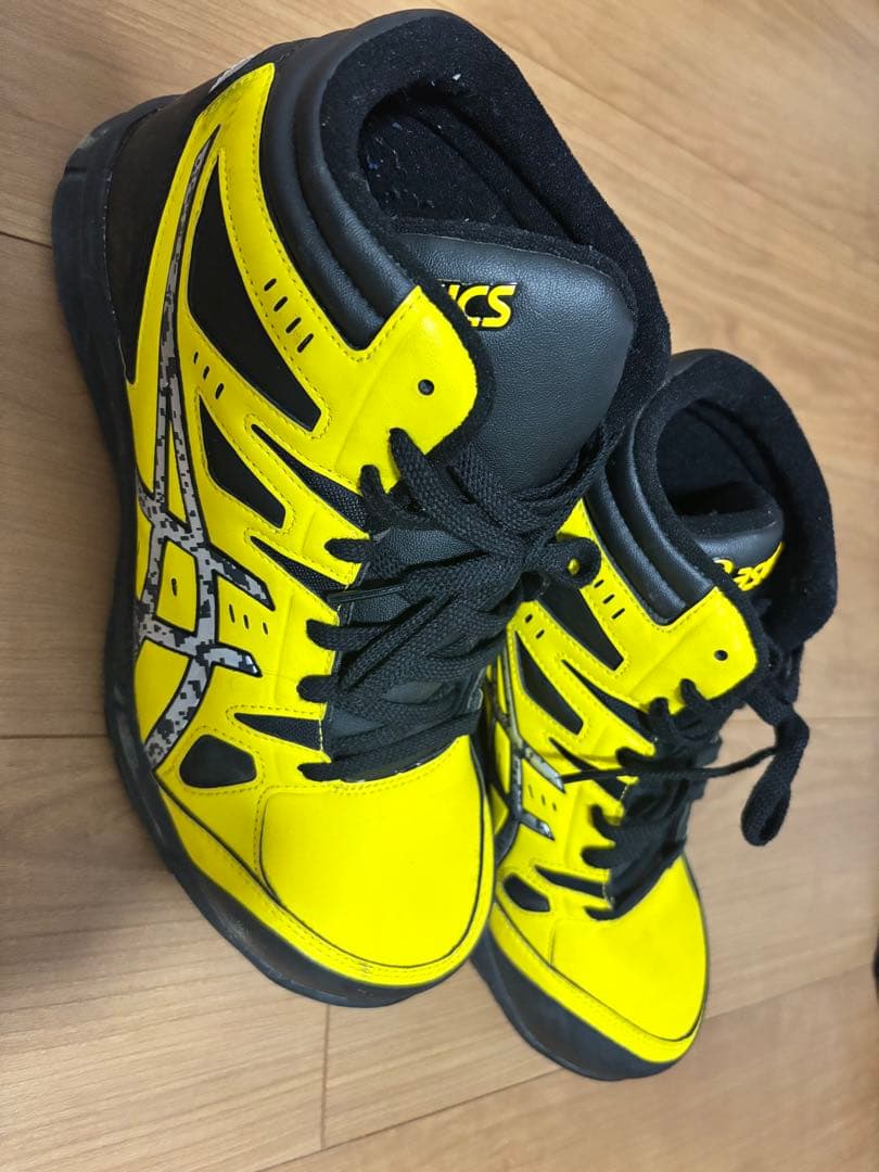 ASICS 安全靴 FCP105 26.5cm イエロー/ブラック
