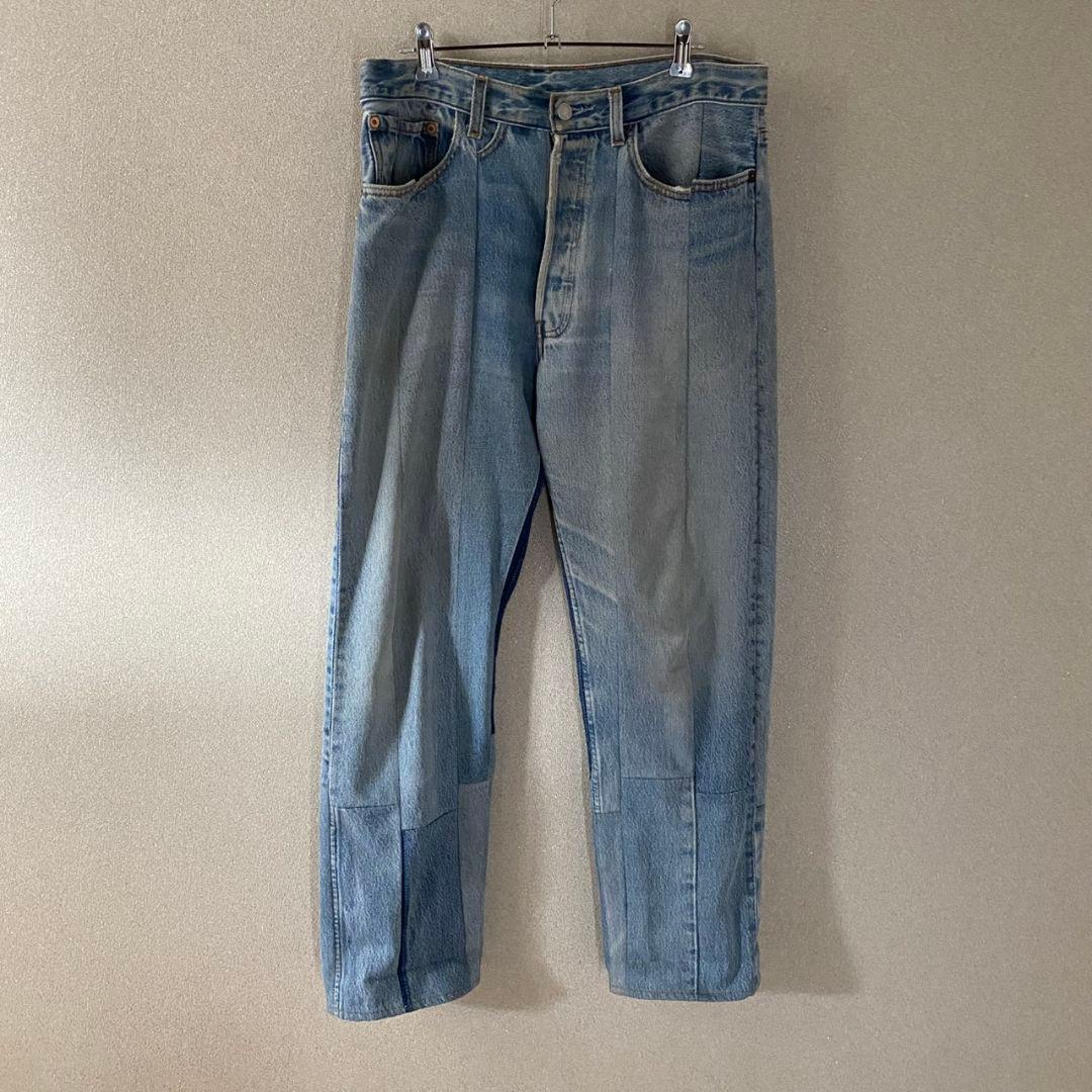 unused アンユーズド　リーバイス　デニム　パンツ 中古・古着通販】UNUSED (アンユーズド) デニムパンツ スカイブルー
