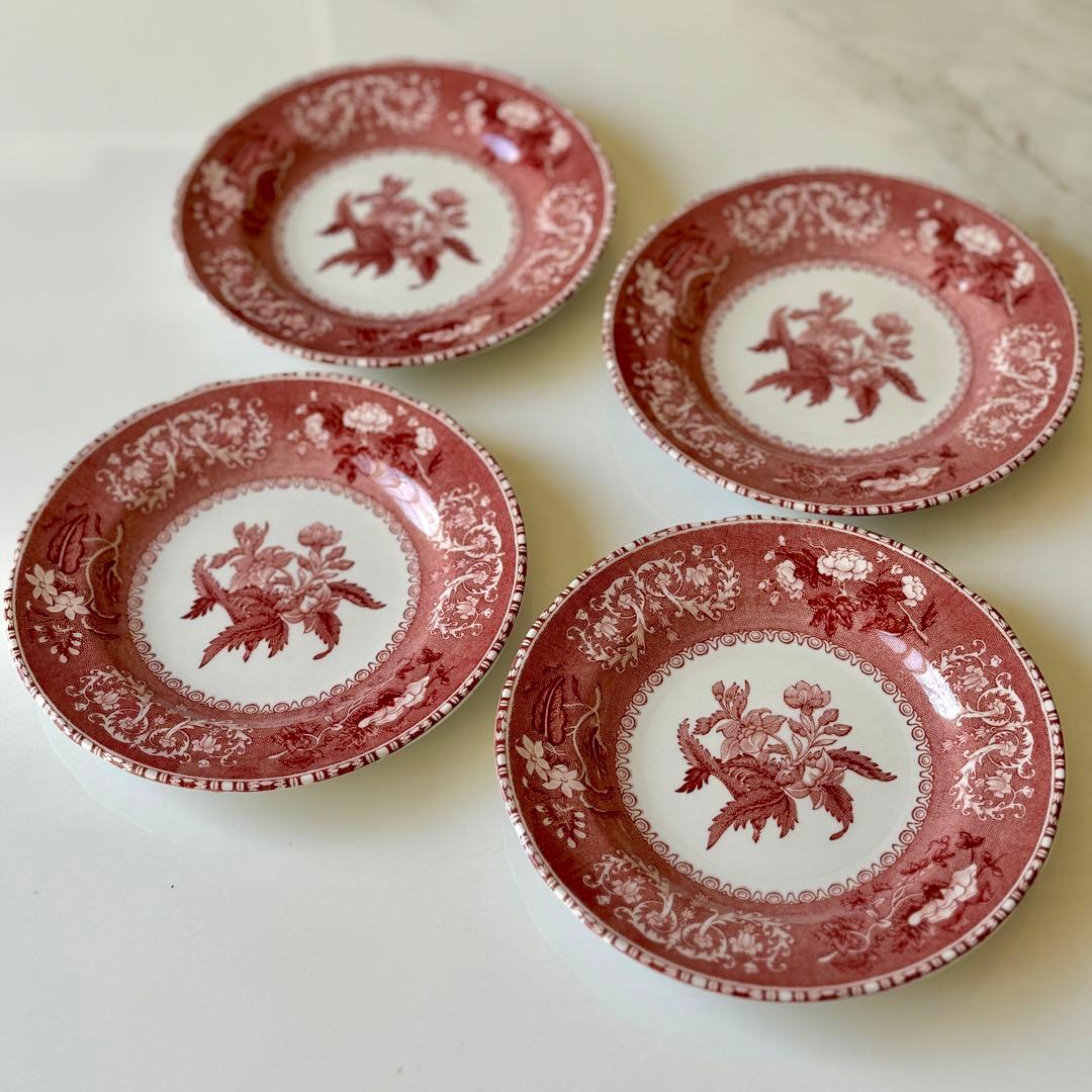未使用 spode 未使用 スポード ピンクカミラ 皿 プレート 16cm Spode スポード ピンクカミラ ティーカップ＆ソーサー : SELECTORS