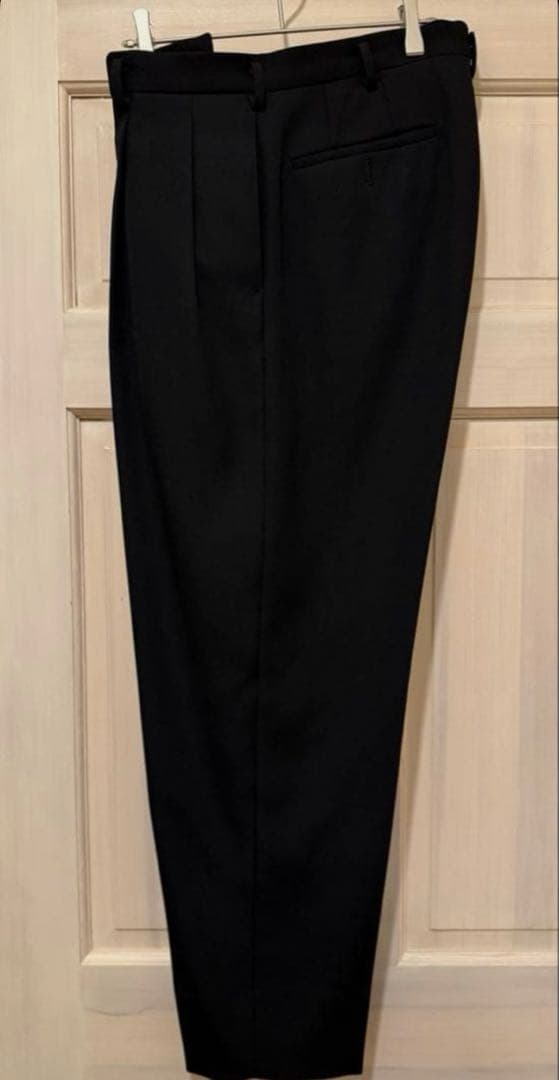 HEUGN Geoge GABA 黒スラックス コモリmaatee&sons - winetouritalia.com