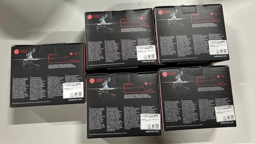 LEDLENSER H7R CORE ヘッドランプ 5セット アウトレット