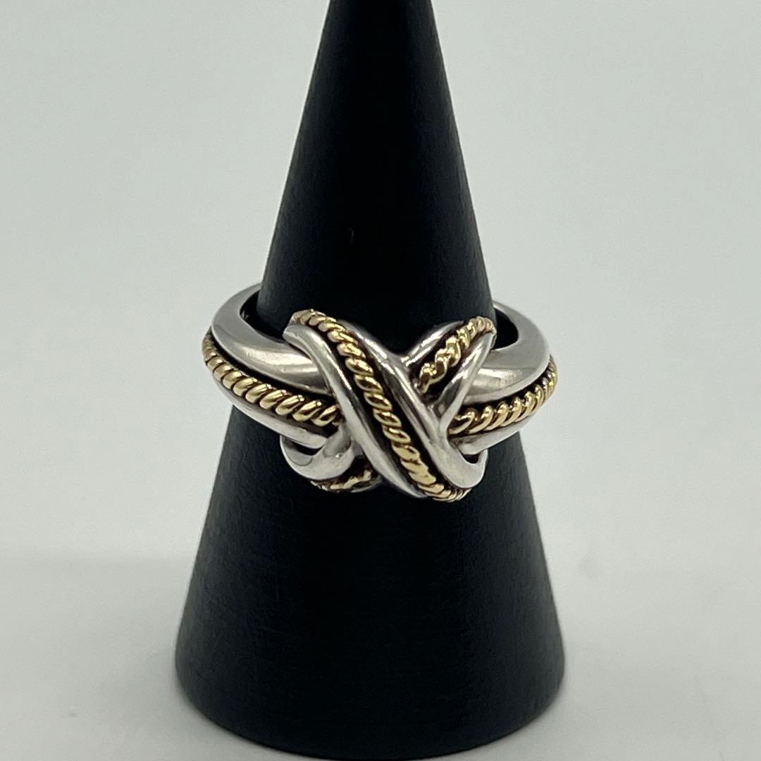 ティファニー TIFFANY シグネチャークロス リング 11号 コンビ - メルカリ