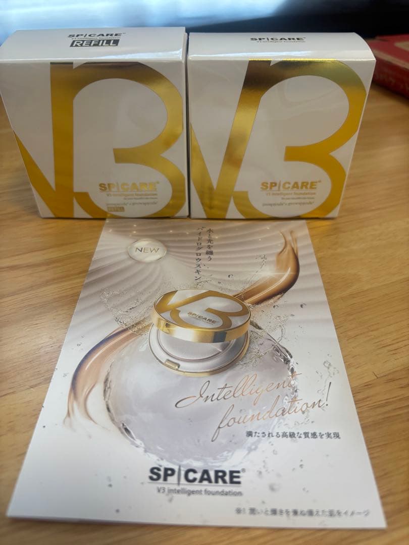 SPICARE V3 クッションファンデーション 本体・レフィル2個セット SPICARE V3 スピケア V3ファンデーション レフィル 15g 詰め替え用 2個