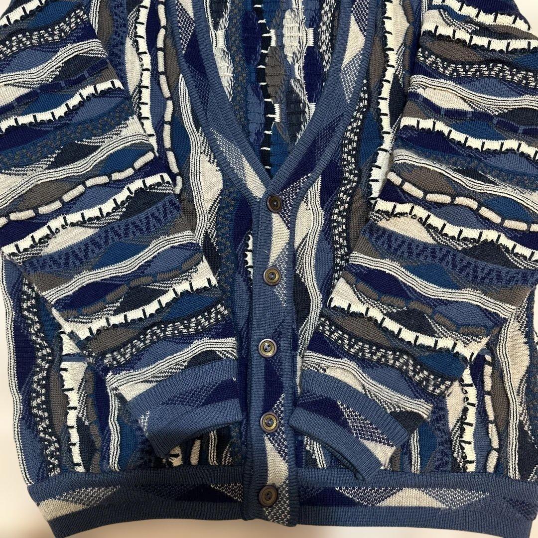 90s AKLANDA 3Dニット カーディガン coogi tundra - メルカリ