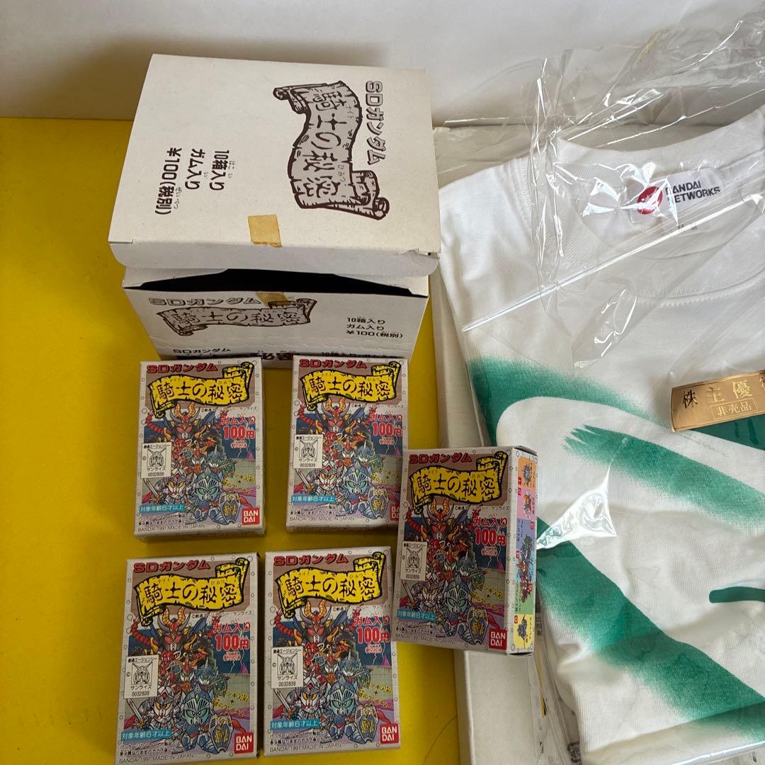 ピ*ト様 株主優待ガンダムモビルスーツ Tシャツ＆SDガンダム騎士の秘密