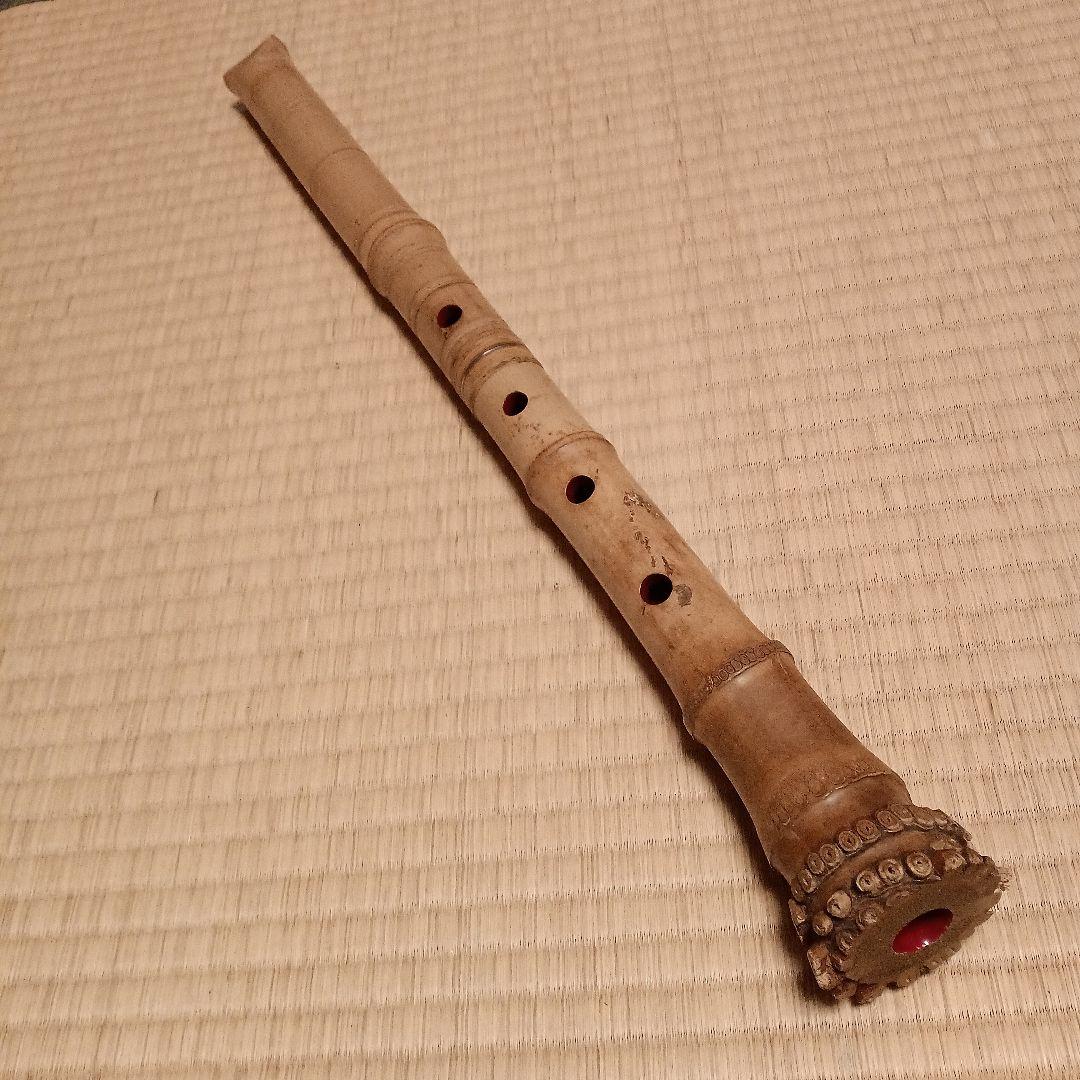 尺八一尺八寸管尺八］竹峰 一尺八寸管