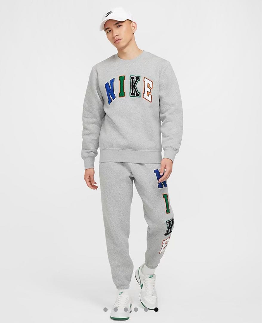 M*♡様 【XXLサイズ】NIKE上下セットアップ　ロゴボア　グレー　ナイキ　新 楽天市場】ナイキ スウェット 上下（カラーグレー）（スポーツウェア