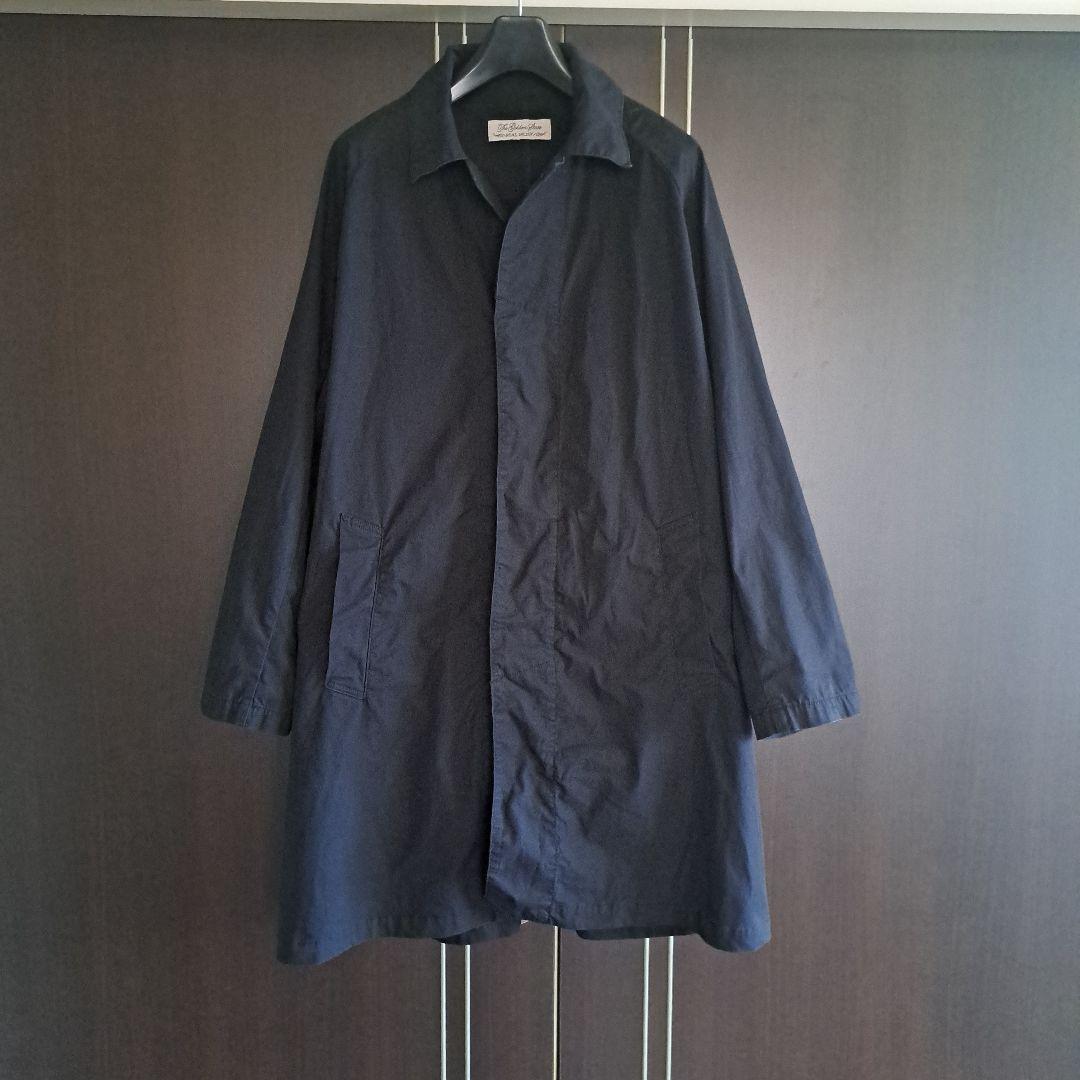 極美 着用3回 Beams 別注100名品 レミリリーフステンカラー ネイビーL