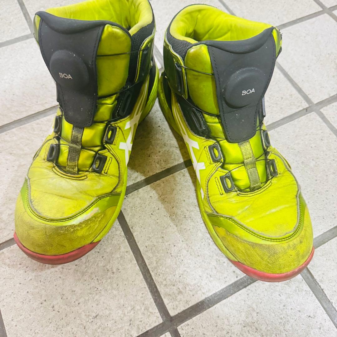 吉田様専用 ASICS BOAシステム イエロー安全靴 27
