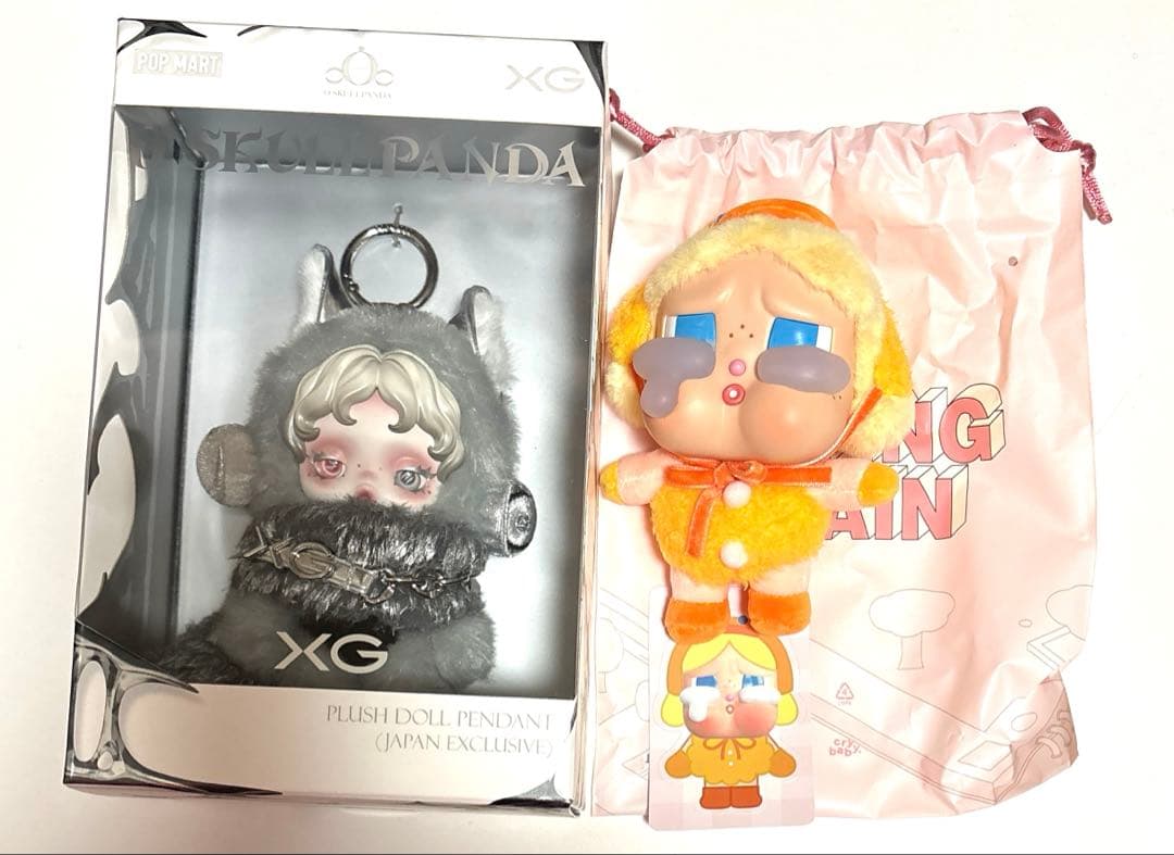 スカルパンダ SKULLPANDA XG ぬいぐるみペンダント クライベイビー