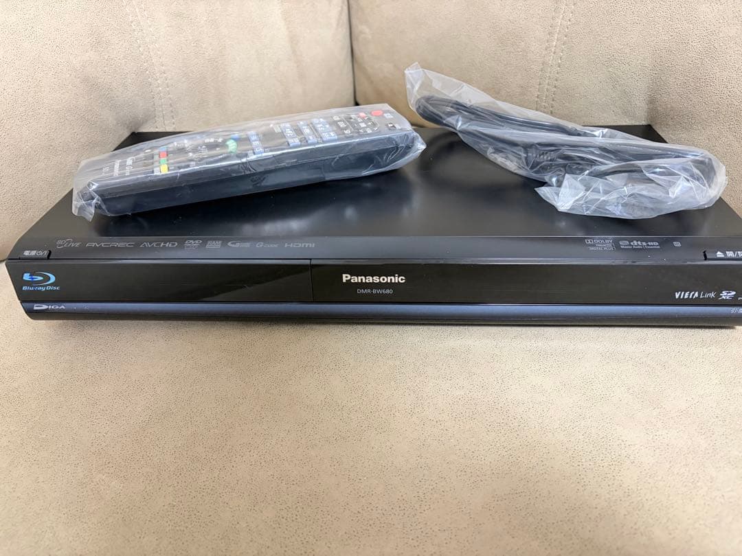 Panasonic DMR-BW680 ブルーレイレコーダー(ディーガ) Panasonic 500GB 2チューナー ブルーレイレコーダー ブラック DIGA DMR