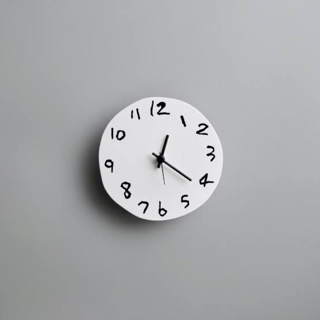 About' wall clock Yuki MIKAMI × 岩㟢紙器 - メルカリ
