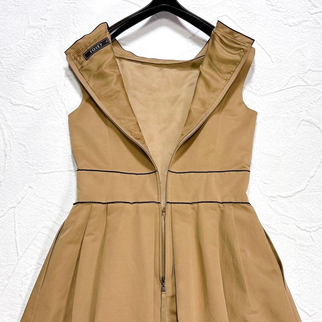 FOXEY フォクシー 高級 レース ノースリーブ ワンピース ブティック40