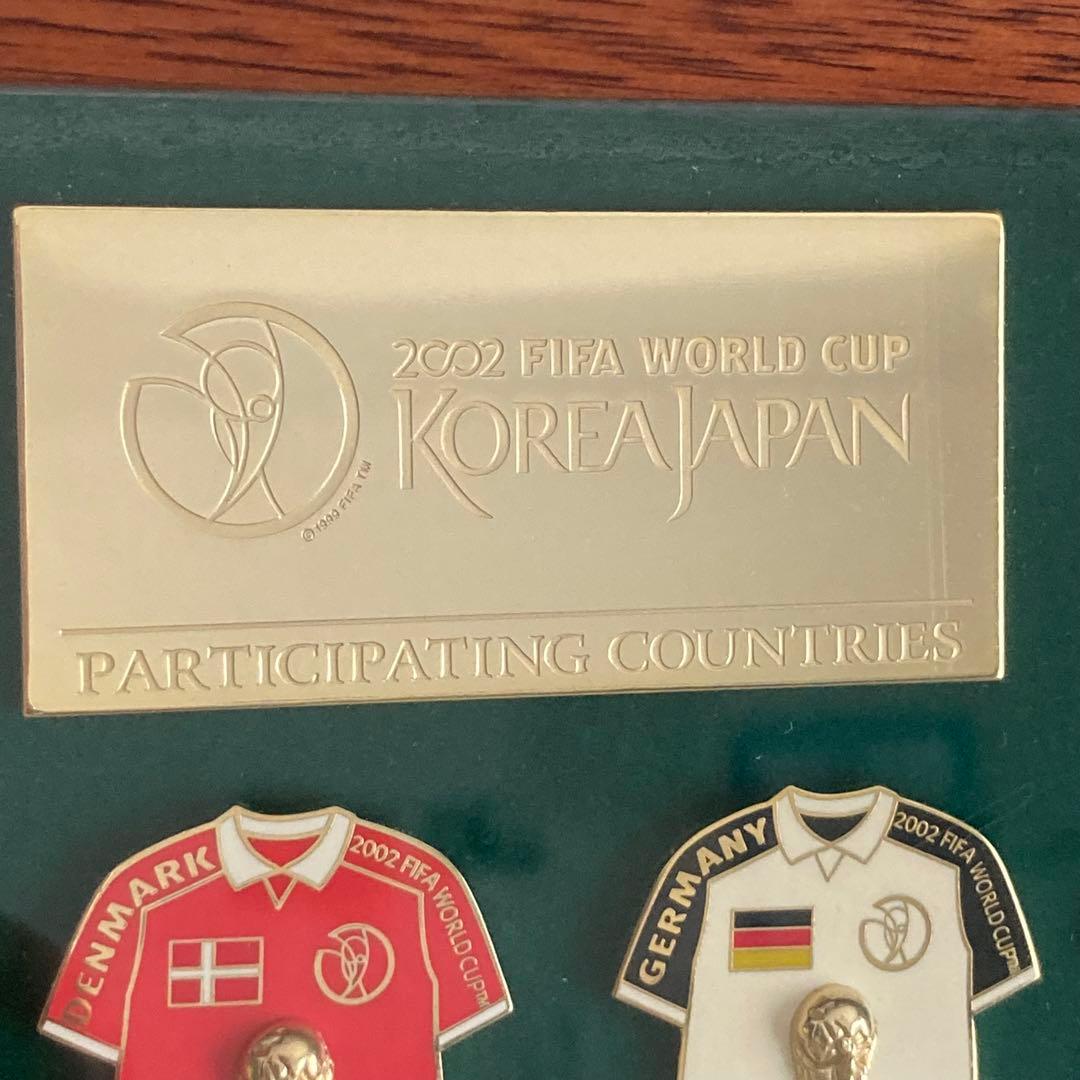 非売品・2002年サッカーFIFA日韓ワールドカップ 出場国ピンバッチ