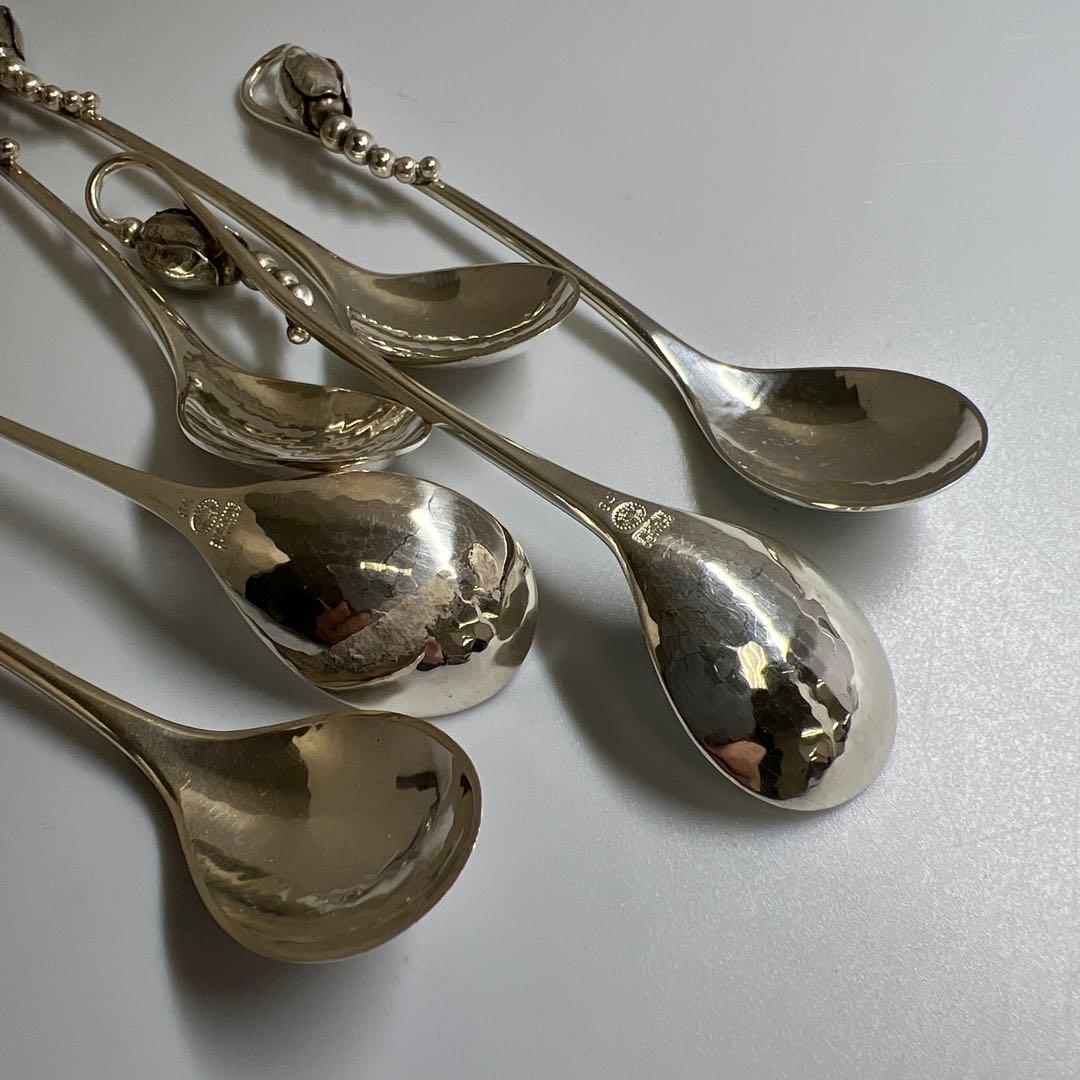 ジョージジェンセン ブロッサムsterling925 コーヒースプーン6本 共袋