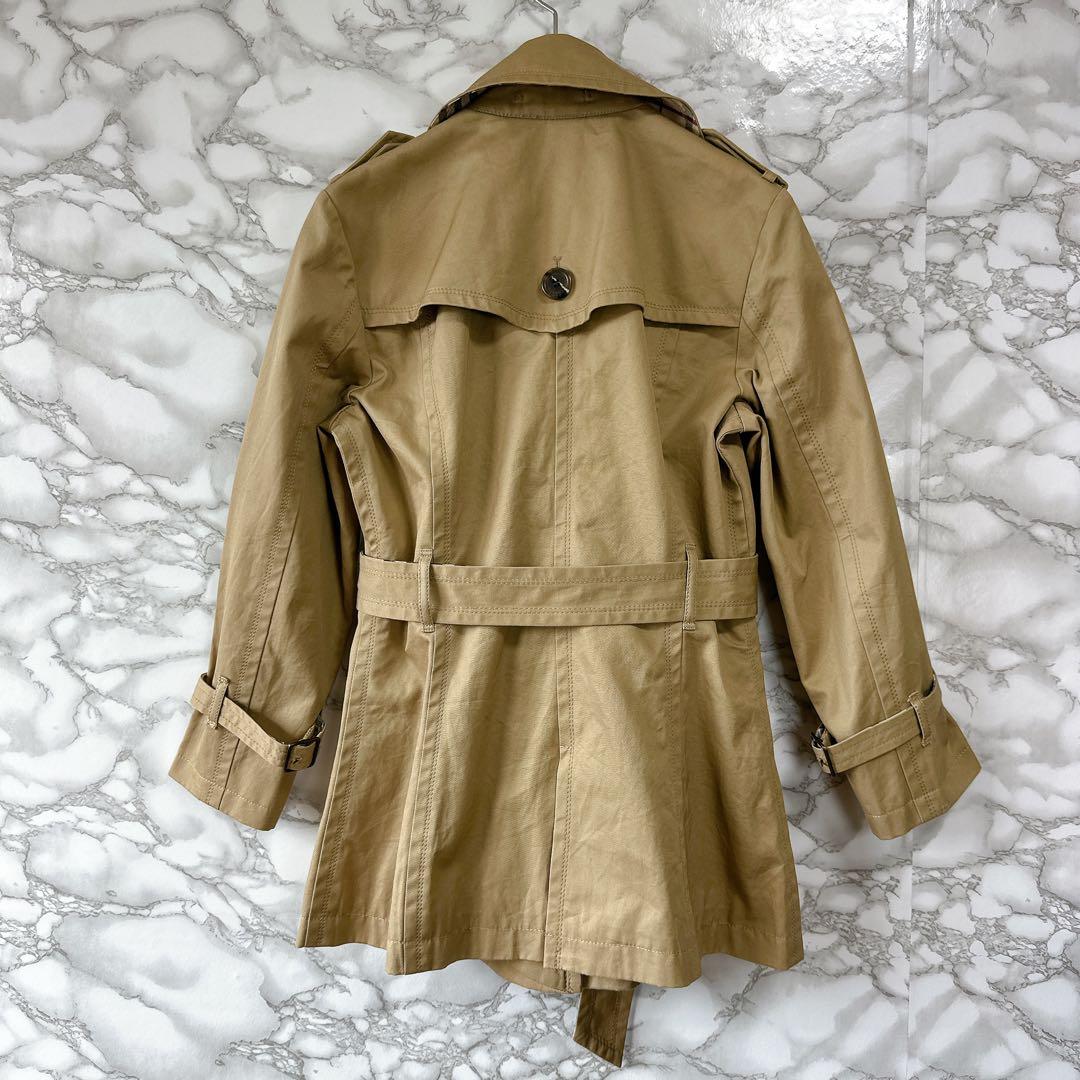 105】 Burberry BLUELABEL ベージュトレンチコート - メルカリ