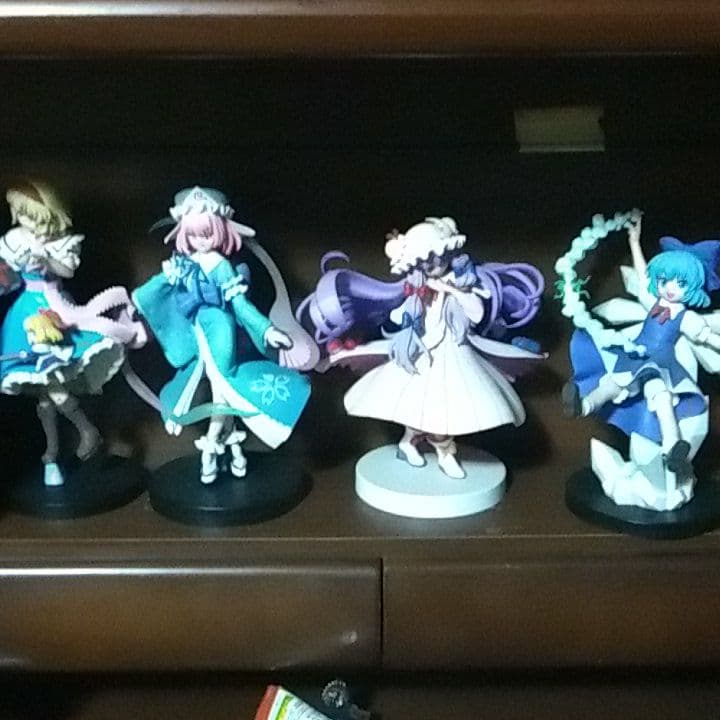 東方フィギュア4点セット 中古】(本体A/箱B)東方プロジェクト 東方儚月抄 霧雨魔理沙 Rev