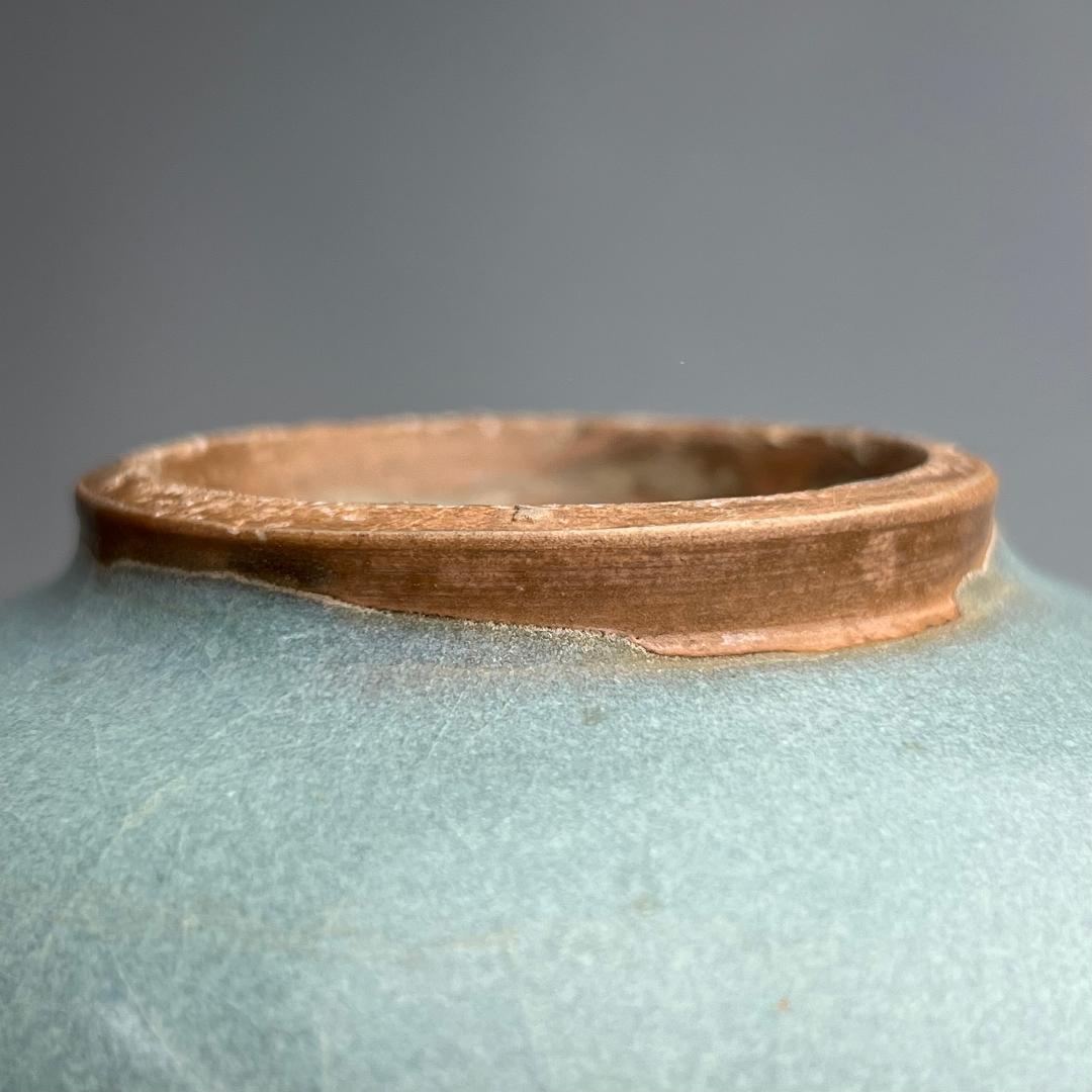 鈞窯天藍釉紫斑長頸瓶 中国古玩 中国美術 唐物 A960 - メルカリ