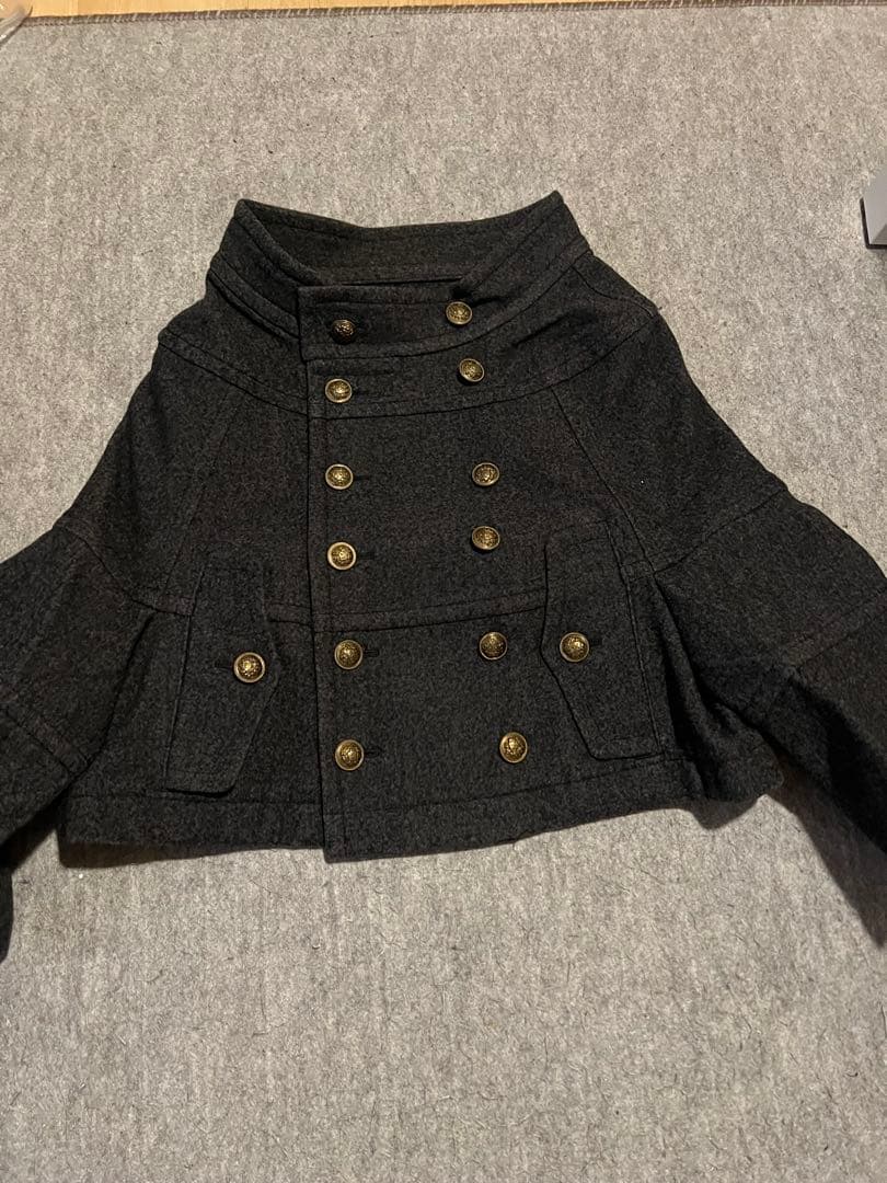 トリココムデギャルソン　ジャケット　コート トリココムデギャルソンtricot COMME des GARCONSウールナイロン