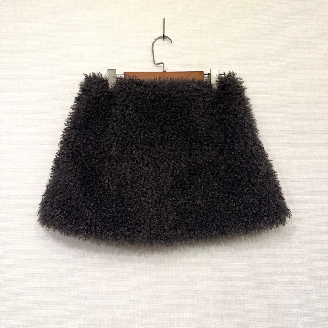 KISHIDAMIKI ファーミニスカート ほぼ未使用品 スカート