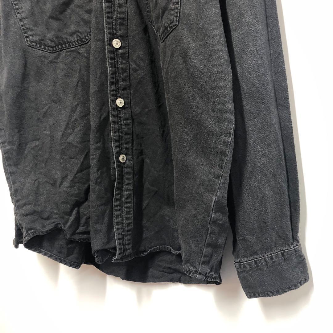 Levi's RED-TAB 90's ブラックデニムシャツ 長袖 メンズM - メルカリ