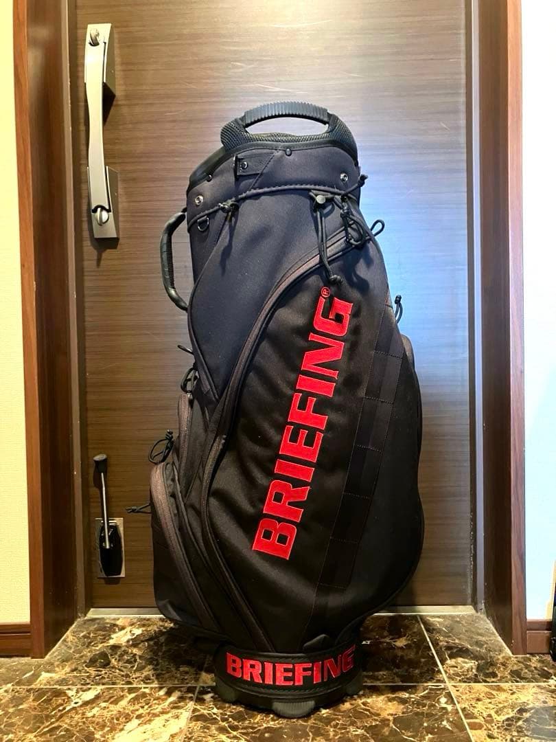 希少！15分割 BRIEFING CR-5 #1 キャディバッグ黒(絶版品) BRIEFING GOLF（ブリーフィングゴルフ） 最大51%☆22・23日限定 日本