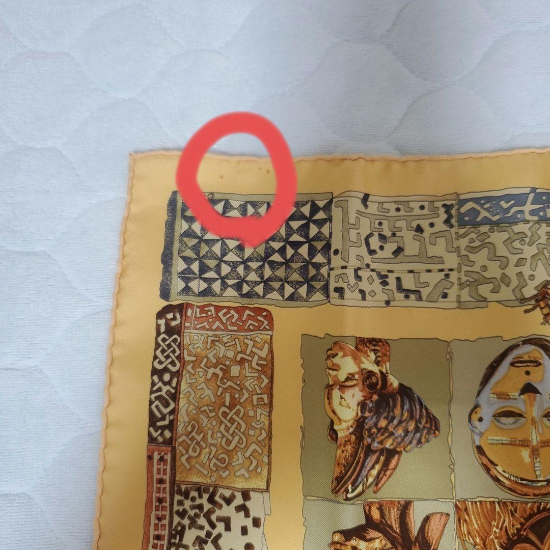 HERMES エルメス スカーフ カレ45 PEERSONA仮面SILK100％ - メルカリ