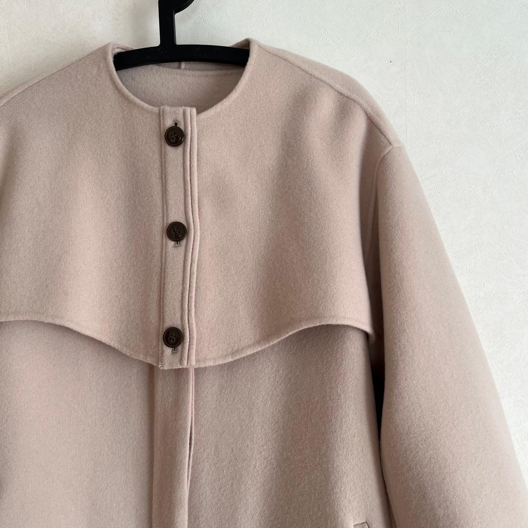 リグリーム　ベージュ ケープコート フーディーケープコート｜HOODY CAPE COATの通販｜regleam