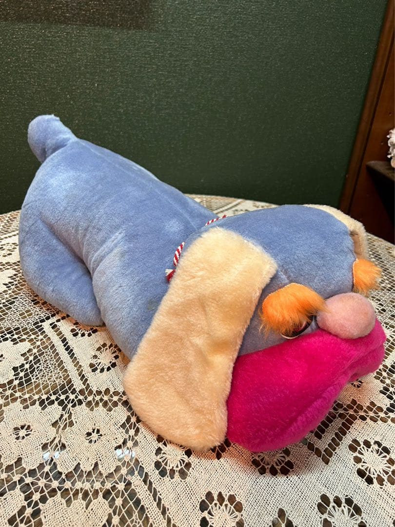 ブルドッグ 犬 ぬいぐるみ 大 昭和レトロ 当時物 インテリア 古民家