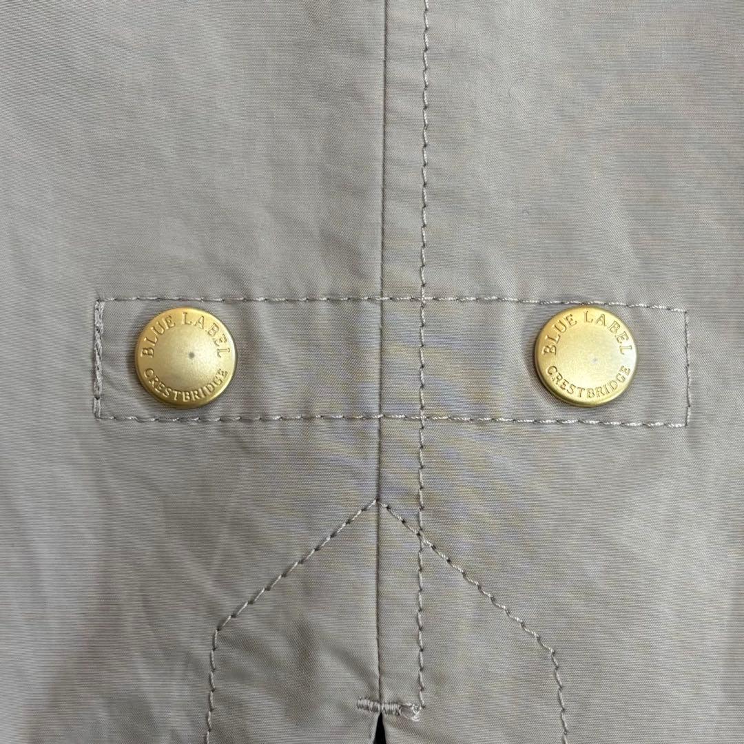 ブルーレーベルクレストブリッジ モッズコート ノバチェック ライト