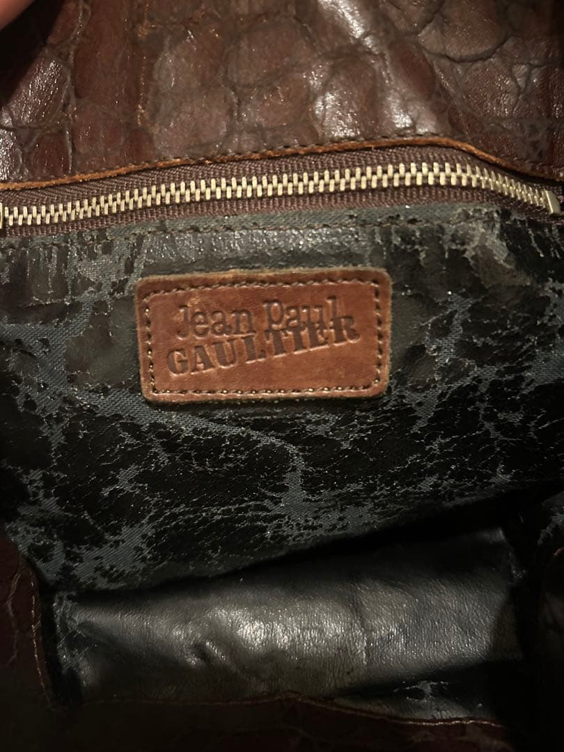 JEAN PAUL GAULTIER クロコダイル型押しリュック